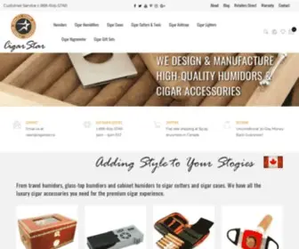 Cigarstar.ca(Cigar Star Humidors & Accessories) Screenshot