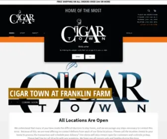 Cigartowns.com(Cigar Towns) Screenshot