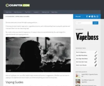 Cigbuyer.com(The Best E) Screenshot