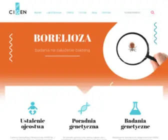 Cigen.pl(Badania Genetyczne DNA) Screenshot