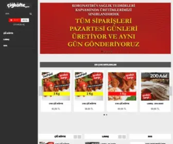 Cigkofte.gen.tr(Çiğ Köfte Siparişi) Screenshot