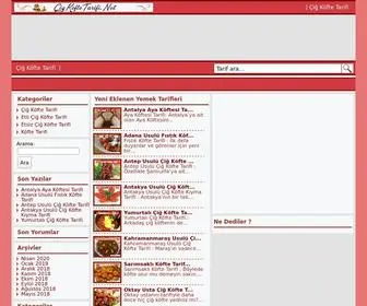 Cigkoftetarifi.net(Çiğ) Screenshot