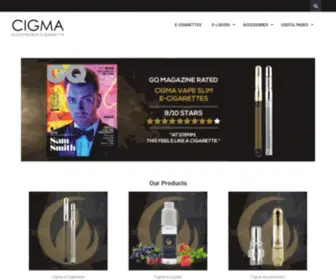 Cigmavape.com(Electronic Cigarettes) Screenshot