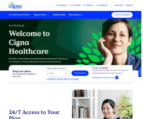 Cigna.com(Cigna Healthcare) Screenshot