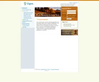 Cignaclientresources.com(Cigna Client Resources) Screenshot