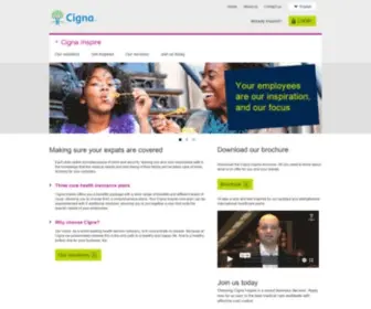 Cignainspire.com(Cigna Inspire) Screenshot