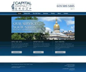 Cignj.com(Capital Impact Group) Screenshot