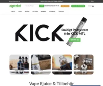 Cigoteket.se(E cigarett) Screenshot