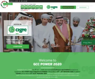 Cigre-GCcpower.com(GCC POWER 2021) Screenshot