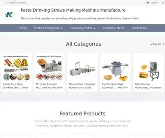 Cigre-JNC.org(Quality pasta drinking straws making machine) Screenshot