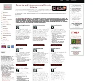 Cigsa.org(Corporate and Intergovernmental Security Alliance) Screenshot