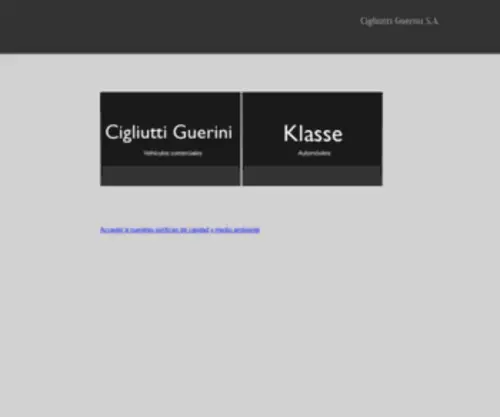 Cigue.com.ar(Cigliutti Guerini S.A) Screenshot