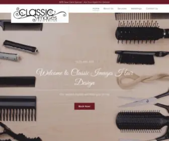 Cihairdesign.com(Classic Images Hair Design Livermore) Screenshot