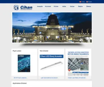 Cihanaydinlatma.com.tr(CİHAN ELEKTRİK AYDINLATMA) Screenshot