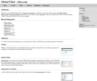 Cihar.com(Čihař) Screenshot