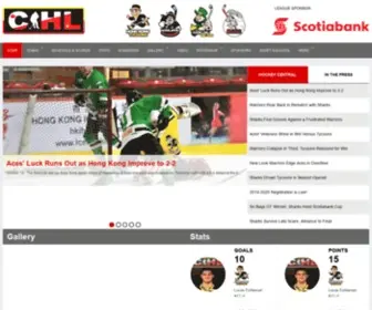 Cihl.com(CIHL china ice hockey) Screenshot