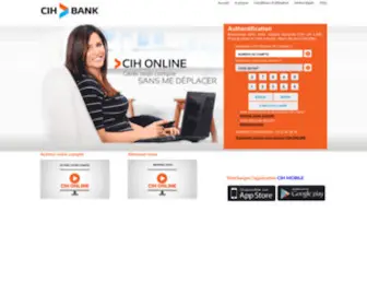 Cihnet.co.ma(CIH ONLINE) Screenshot