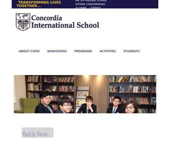 Cihs.edu.hk(Concordia International School Hong Kong) Screenshot