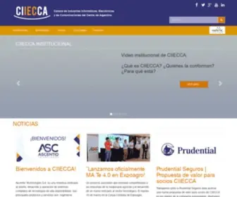 Ciiecca.org.ar(Cámara de Industrias Informáticas) Screenshot