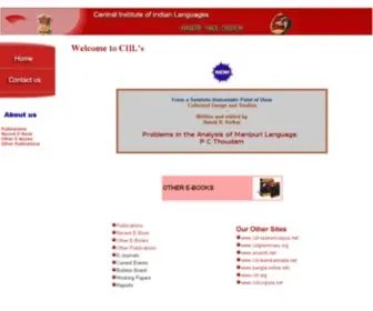 Ciil-Ebooks.net(E-books of Central Institute of Indian Languages) Screenshot