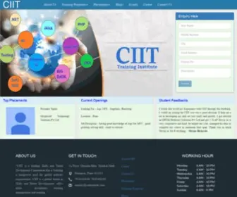 Ciitinstitute.com(CIIT Training Institute) Screenshot