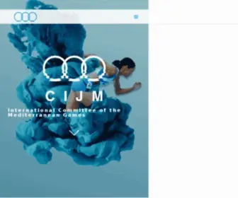 Cijm.org.gr(International Committee of Mediterranean Games) Screenshot