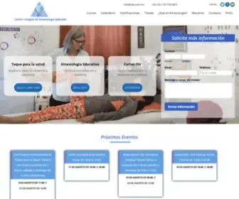 Cika.com.mx(Centro Integral de Kinesiología Aplicada) Screenshot