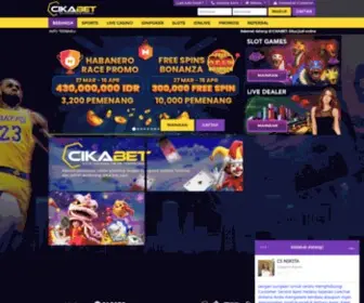 Cikabet.com Screenshot