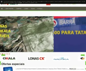 Cikala.com.br(Cikala Fabrica de Lona) Screenshot