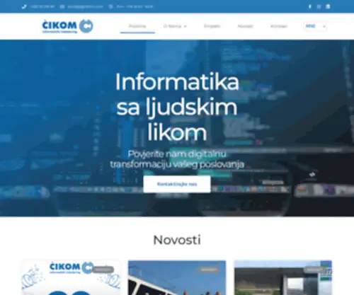 Cikom.com(Čikom) Screenshot