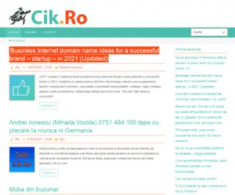 Cik.ro(Learn About Domains) Screenshot