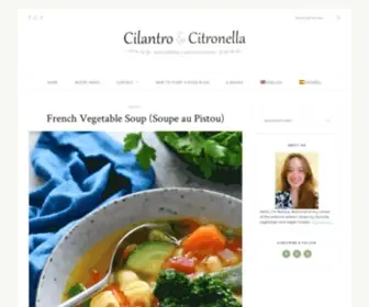 Cilantroandcitronella.com(Tasty Vegan Recipes) Screenshot