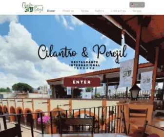 Cilantroyperejil.com.mx(Restaurante) Screenshot