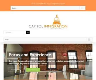 Cilawgroup.com(Capitol Immigration Law Group PLLC) Screenshot