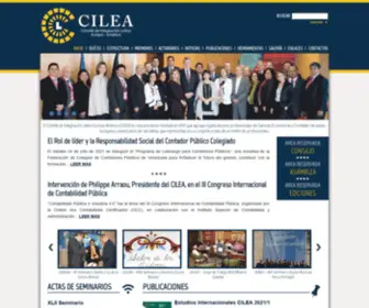 Cilea.info(Comité de Integración Latino Europa) Screenshot