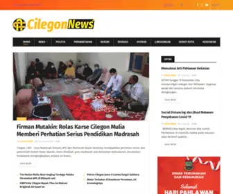 Cilegonnews.com(Cilegon News) Screenshot