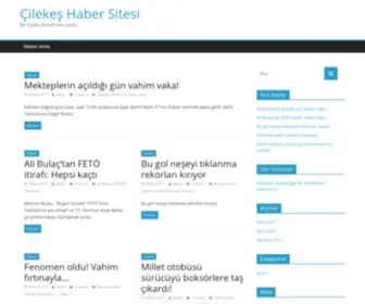 Cilekes.com(Çilekeş Haber Sitesi) Screenshot