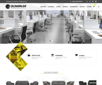 Cilingirler.com.tr(Çilingirler Ofis Mobilyaları Sanayi ve Tic) Screenshot