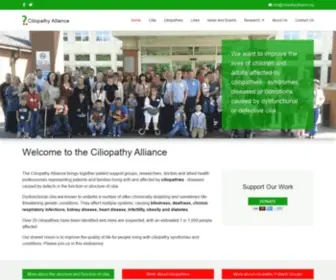 Ciliopathyalliance.org(The Ciliopathy Alliance) Screenshot