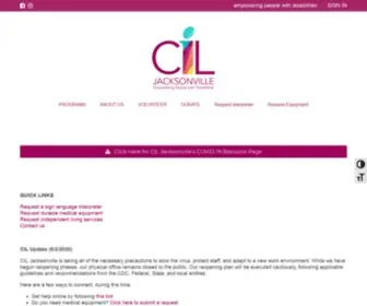 Ciljacksonville.org(Empowering People with Disabilities) Screenshot