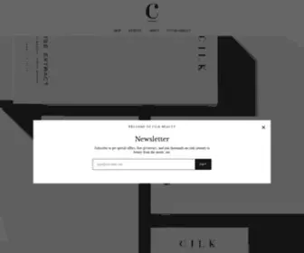Cilkbeauty.co(CILK Beauty) Screenshot
