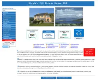 Cillbhreachouse.com(Boutique B&B overlooking Dingle Bay) Screenshot