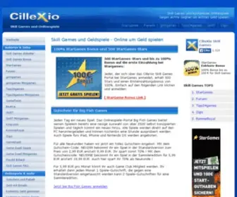Cillexio.de(Skill Games und Geldspiele) Screenshot