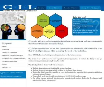 Cil.net(Centre for Innovative Leadership) Screenshot