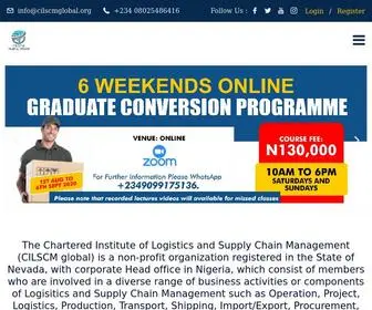 CilscmGlobal.org(Logistics and Supply Chain in Lagos Nigeria) Screenshot