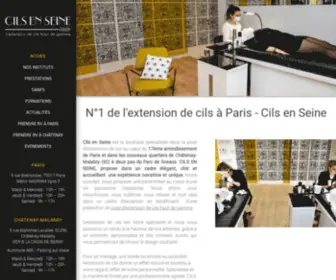 Cilsenseine.com(Extension de Cils à Paris n°1) Screenshot