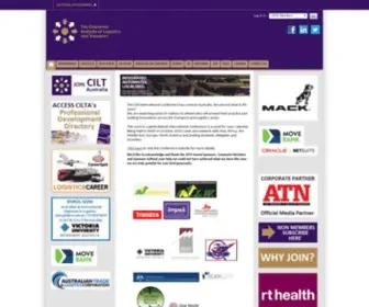 Cilta.com.au(CILT Australia Home) Screenshot