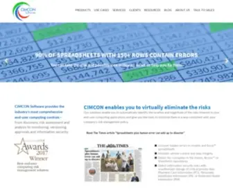 Cimcon.com(CIMCON Software) Screenshot