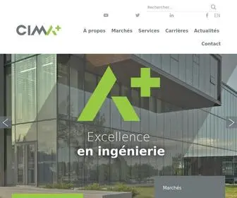 Cima.ca(Accueil) Screenshot