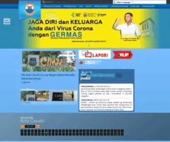 Cimahikota.go.id(Website Pemerintah Kota Cimahi) Screenshot